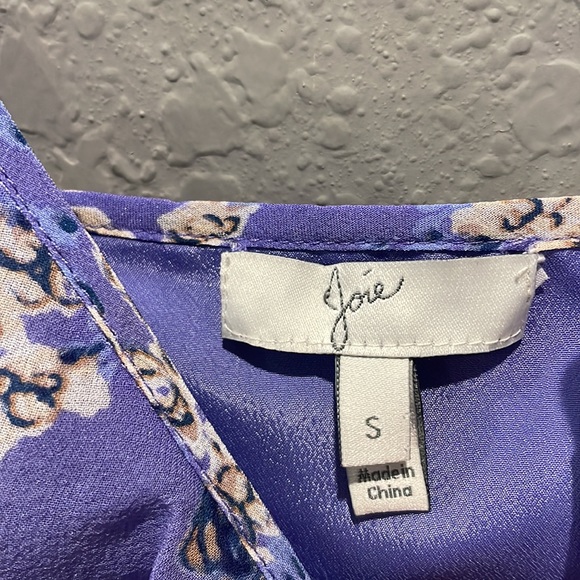 Joie silk Foxglove Dress with ruffle detail - Picture 3 of 10